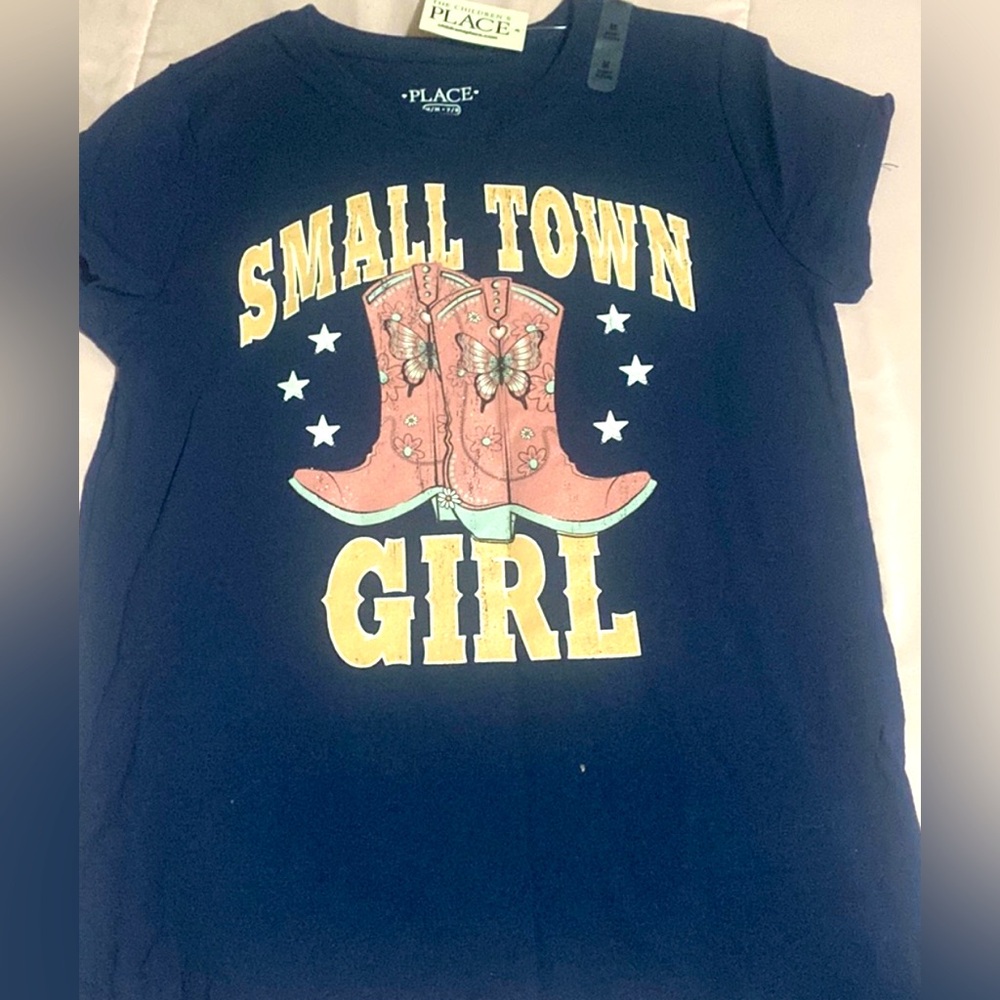 Blue top size 7-8